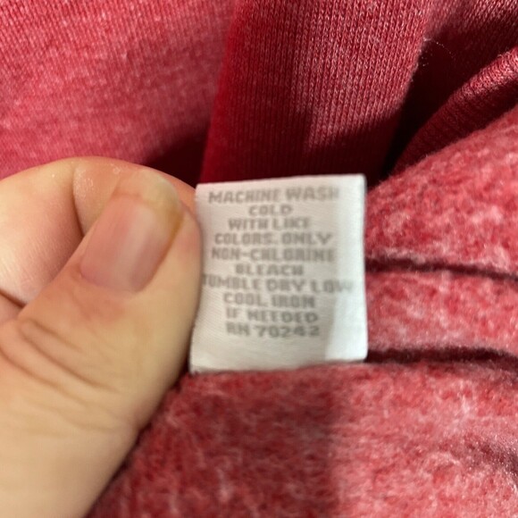 Arizona State University Hoodie Mens Medium Maroon Fleece Sweatshirt Captivating - Picture 9 of 12